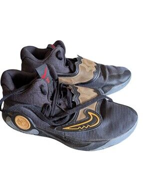 Nike KD Trey Basketball Sneakers in Black & Gold Mens 11 Athletic Kicks High Top
